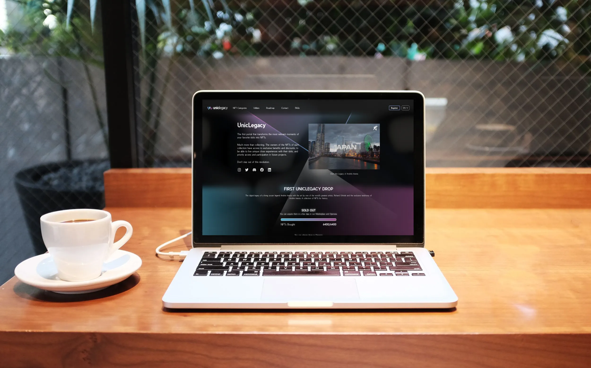 El primer portal que transforma los momentos más relevantes de tus ídolos favoritos en NFTs.